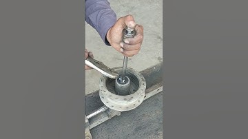 Homemade bearing puller tool to pull from the inner side #homemadetools #tools #seniorwelder