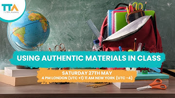 Using Authentic Materials in Class