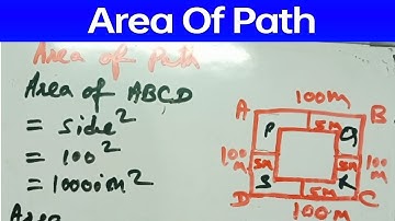 AREA OF PATH | SHORTCUT MENSURATION  | AREA OF PATH INSIDE AND OUTSIDE OF THE RECTANGLE GARDEN