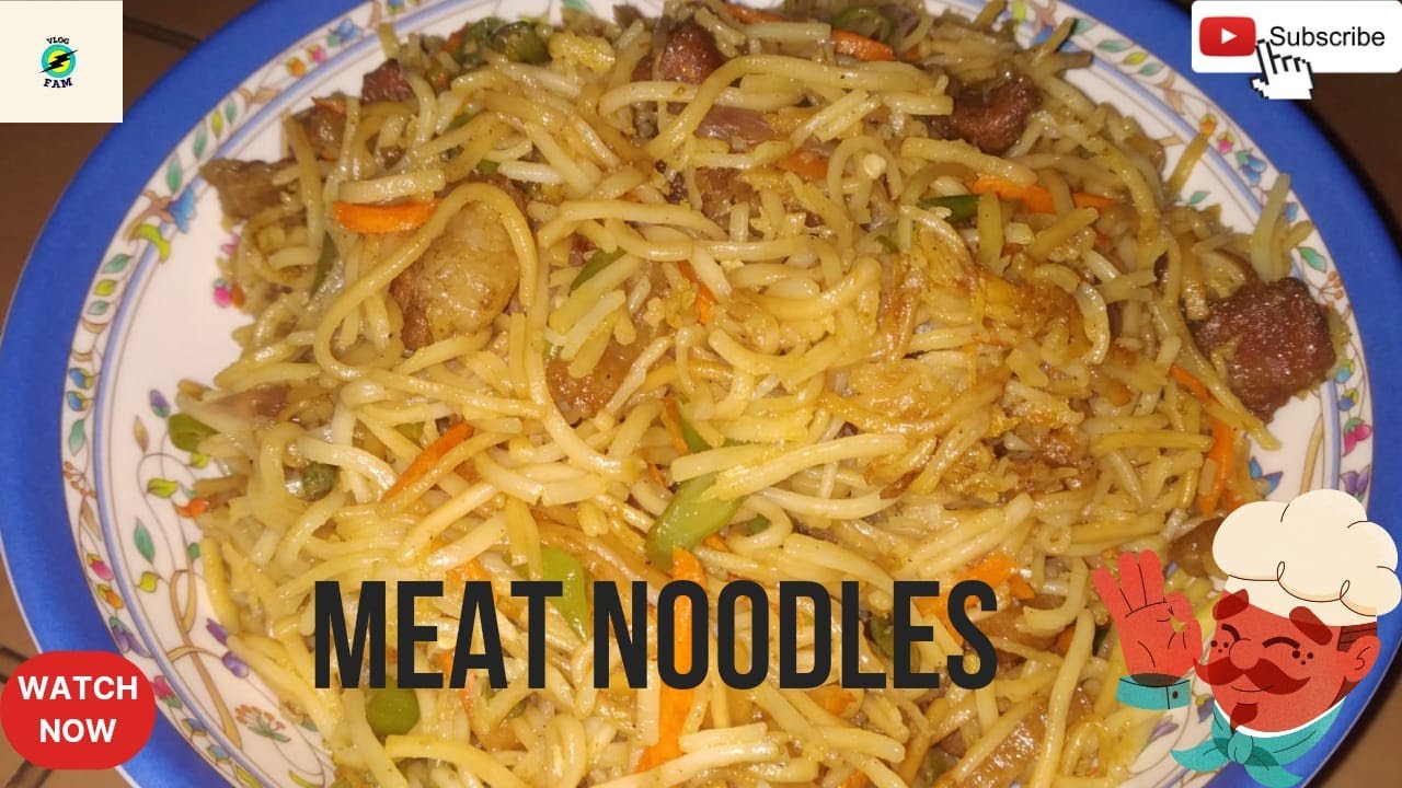 VlogFam- Meat Noodles || Yummy || Mom's Recipe 