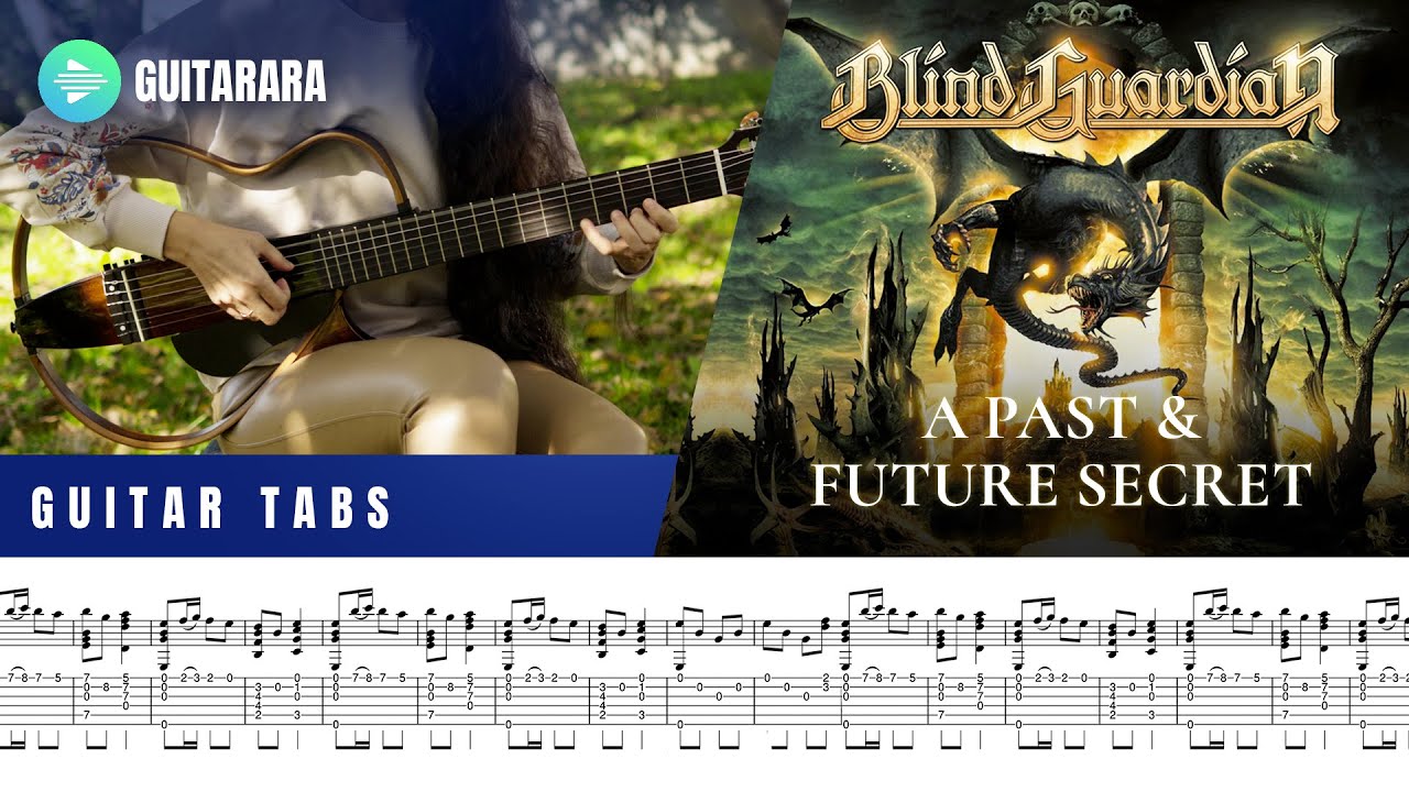 BLIND GUARDIAN ----A PAST AND FUTURE SECRET---- | Classical Guitar Cover | GUITAR TABS/SHEET