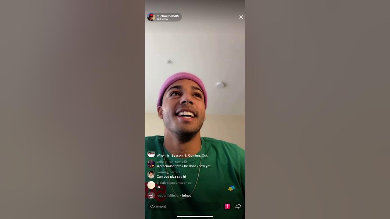 Michael tik tok live (11/29/20) part 2 - YouTube