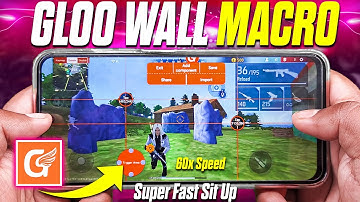 Fast Sit Up Gloo Wall Macro Using GG Game Space