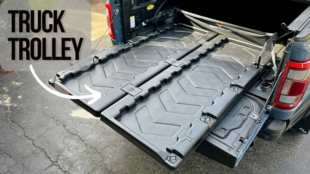 Установил грузовую тележку в Raptor... оно того стоило! #trucktrolley #fordraptor