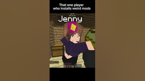 Minecraft Jenny’s Mod 😳 #shorts #minecraft