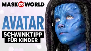 3 Simple Steps to AMAZING Avatar Makeup for Kids