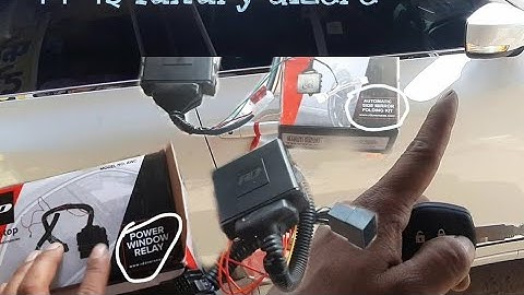How to install auto up power window relay & autofold mirror relay | Pikku Mind