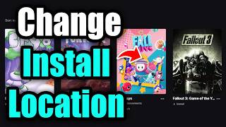 How To Change Game Download & Install Path On Epic Games Launcher