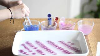 How to: Marbling with Acrylic Paint