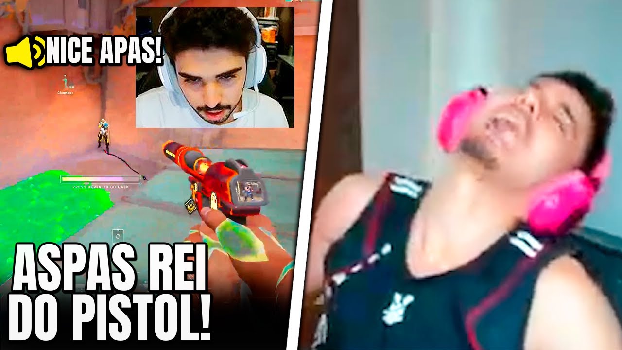 ASPAS IMPRESSIONOU JOGADOR DO SEU TIME NO PISTOL! FURQ TILTOU COM JOGADA - VALORANT CLIPS