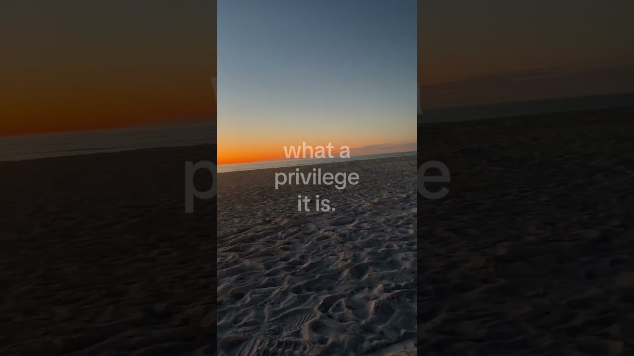 what a privilege it is 🤗