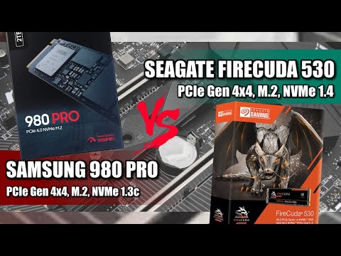 Seagate Firecuda 530 VS Samsung 980 Pro PCIe 4.0 NVMe SSD Comparison