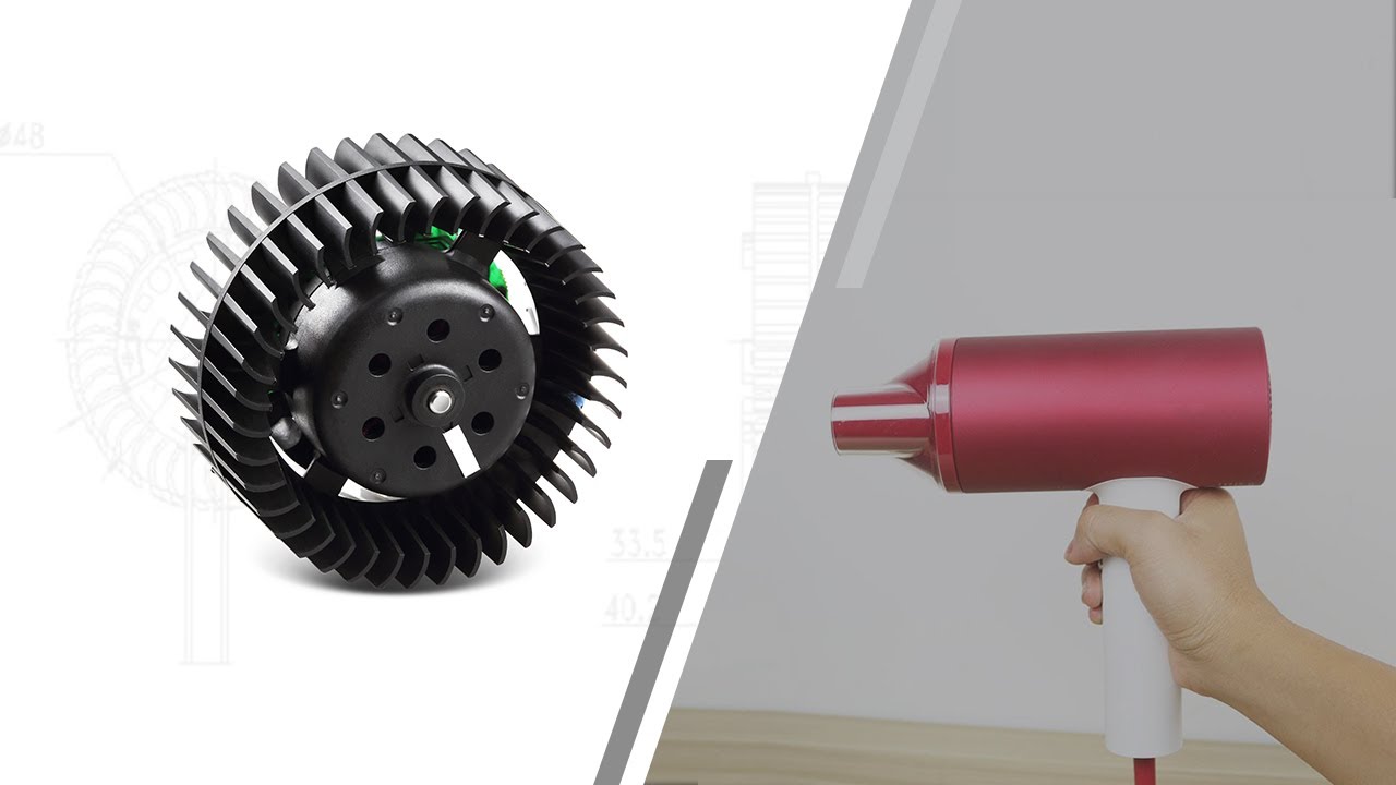 Hair Dryer BLDC Motor Solution from Power Motor YouTube