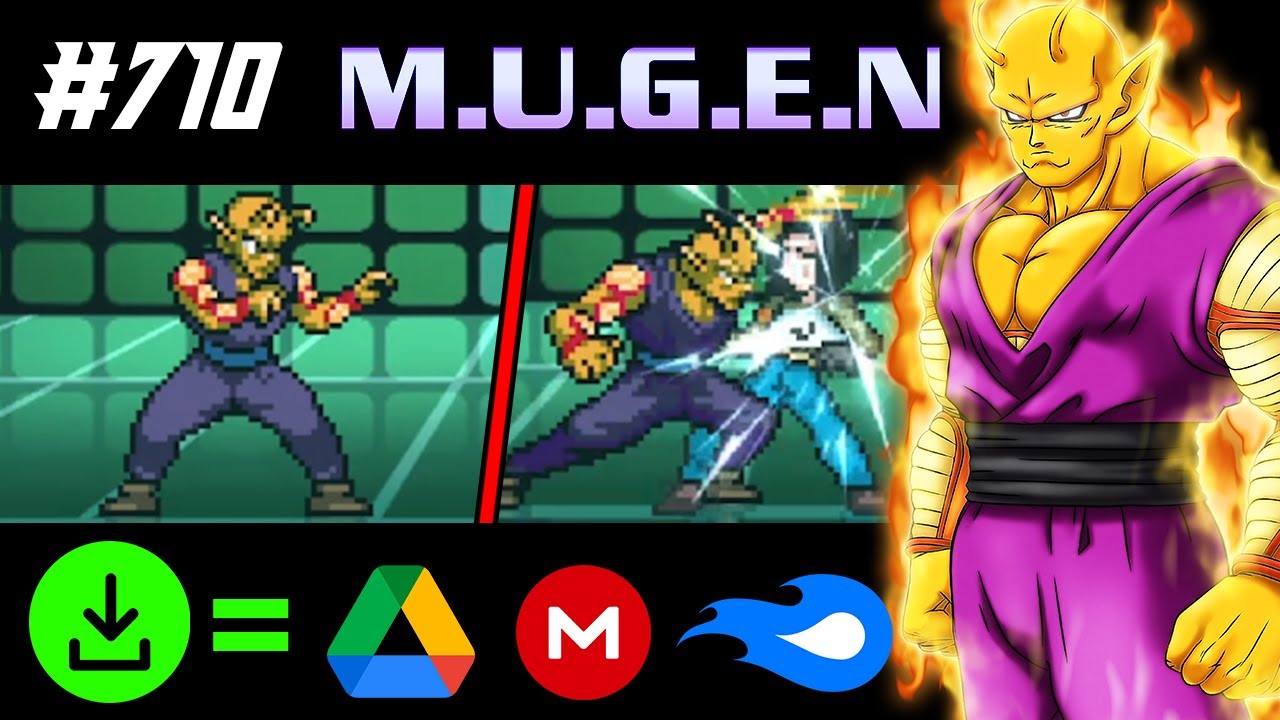 ORANGE PICCOLO JUS CHAR SHOWCASE + DOWNLOAD | Mugen Showcase 