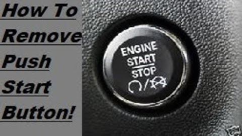How To Remove Replace Install Your Push Start Button On A Dodge Challenger SRT8 2010 6.1L Hemi