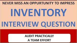 Inventory Interview question| #interviewquestions| CA Aman Shaw