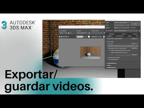 Video: Cómo Guardar Video 3d Max