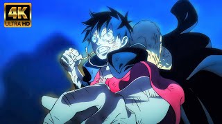 THIS IS 4K ANIME (One Piece 1033) - Luffy Supreme Haki Vs Kaido