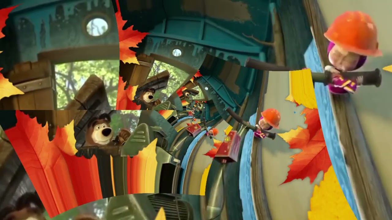 Masha wouldn't stop spinning bear saves the Day RAmdom effects .Sponsoredby: KlaskyCsupo2001 effects