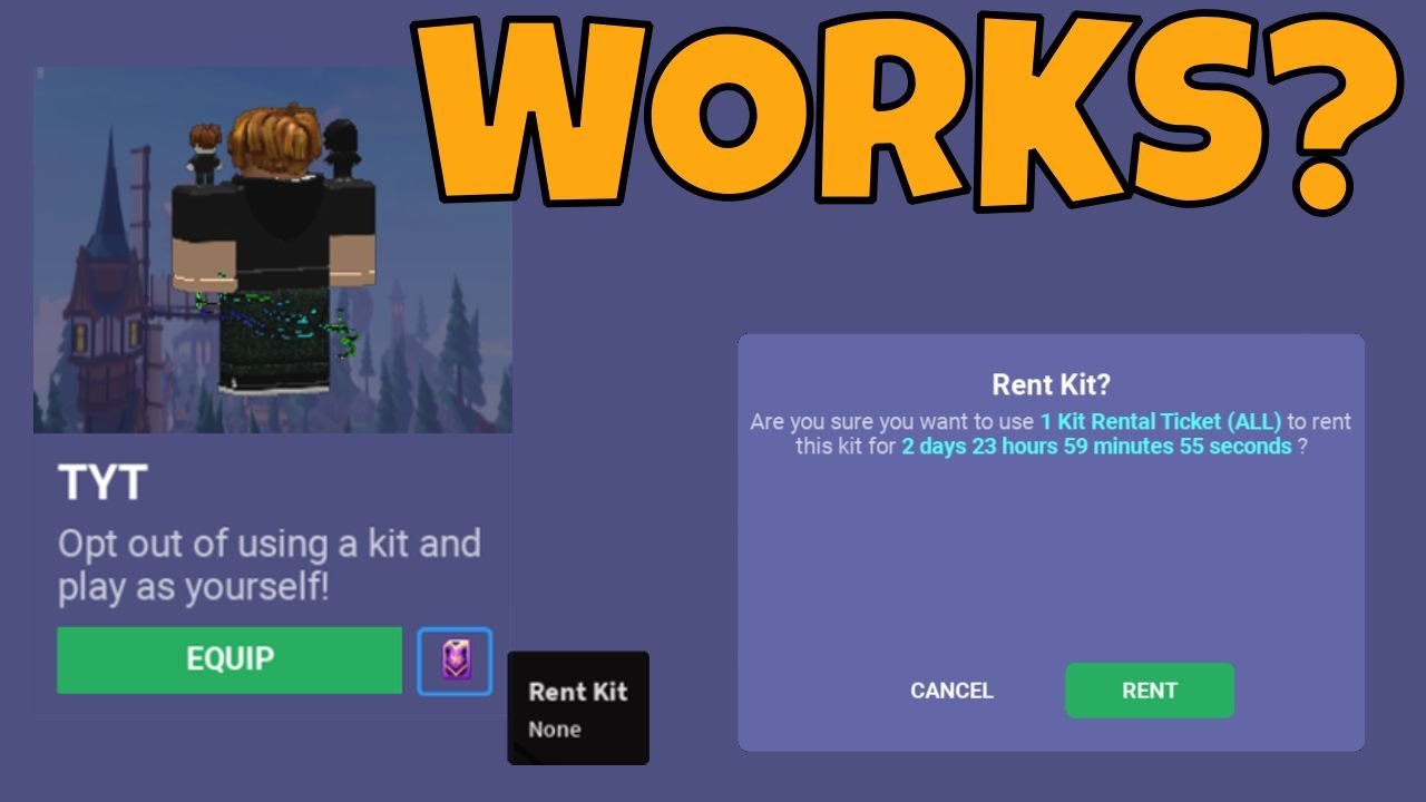 Renting Myself?? Roblox Bedwars YouTube