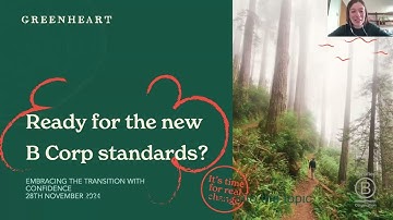 Webinar: Ready for the new B Corp Standards? November 2024
