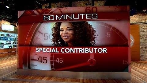 Oprah Winfrey to join "60 Minutes" as special contributor