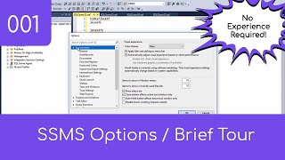 001 - Basic SSMS Tour - Learn SQL From No Programming Experience