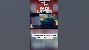 Jason and stableronaldo intro #shorts #faze #fyp #twitch #fazejason #jasontheween #subscribe #clips