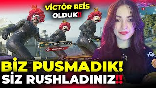 VİCTÖR REİS OLDUK!! BİZ PUSMADIK SİZ RUSHLADINIZ!! - PUBG MOBILE