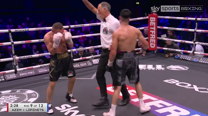 Adam Azim STOPS Sergei Lipinets