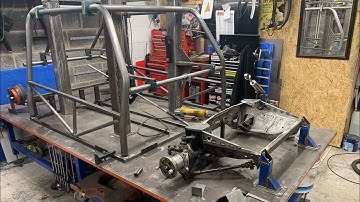 Classic mini spaceframe race car build part 15, maguire door bars finished