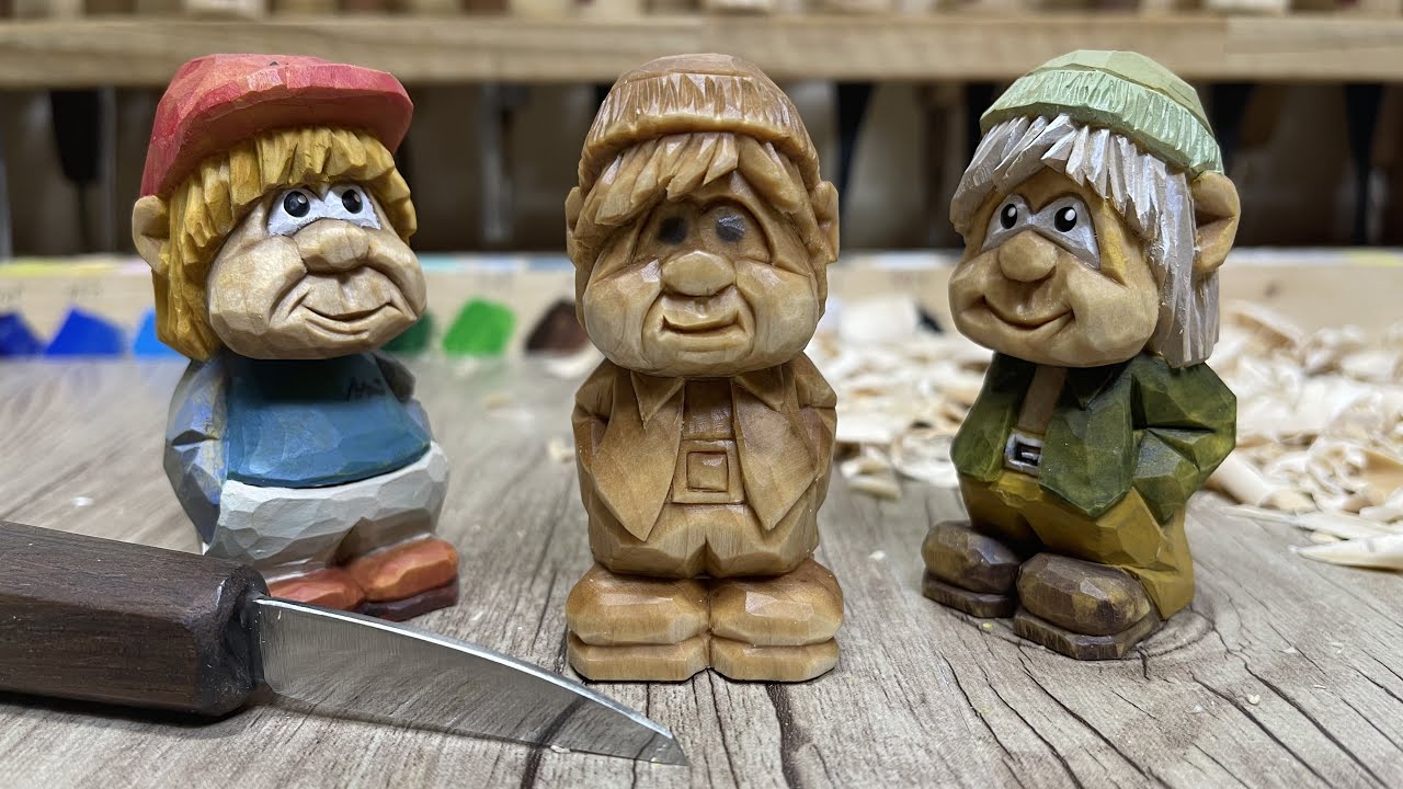 [우드카빙]목각인형-미니하빕 하스불라Woodcarving-mini khabib hasbullah