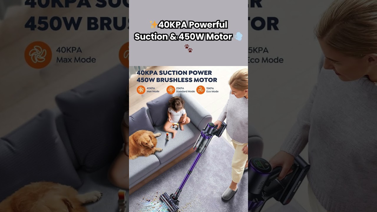 💨 Power Meets Convenience! The Ultimate Cordless Vacuum is Here! 🏡✨ 