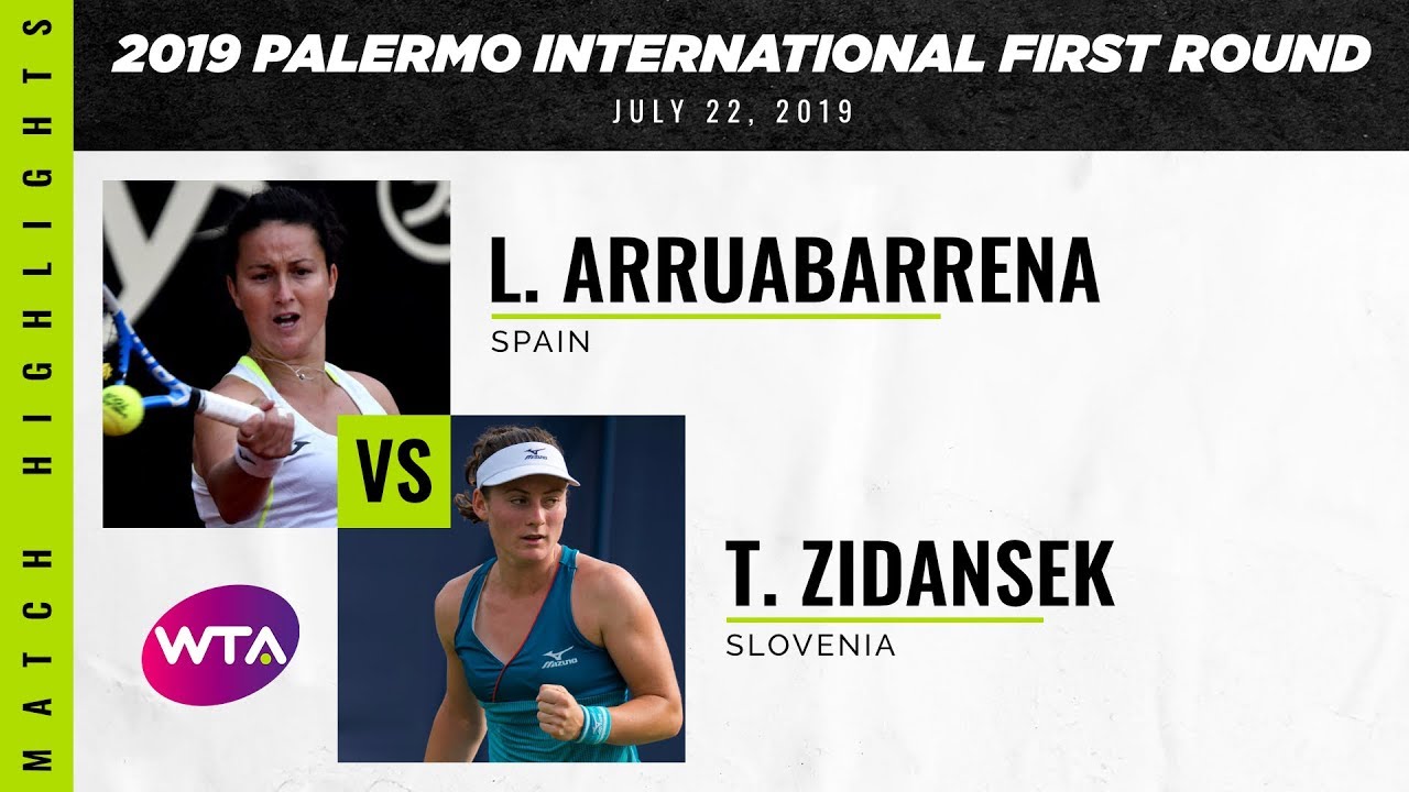 Lara Arruabarrena vs. Tamara Zidansek | 2019 Palermo Ladies Open First Round | WTA Highlights