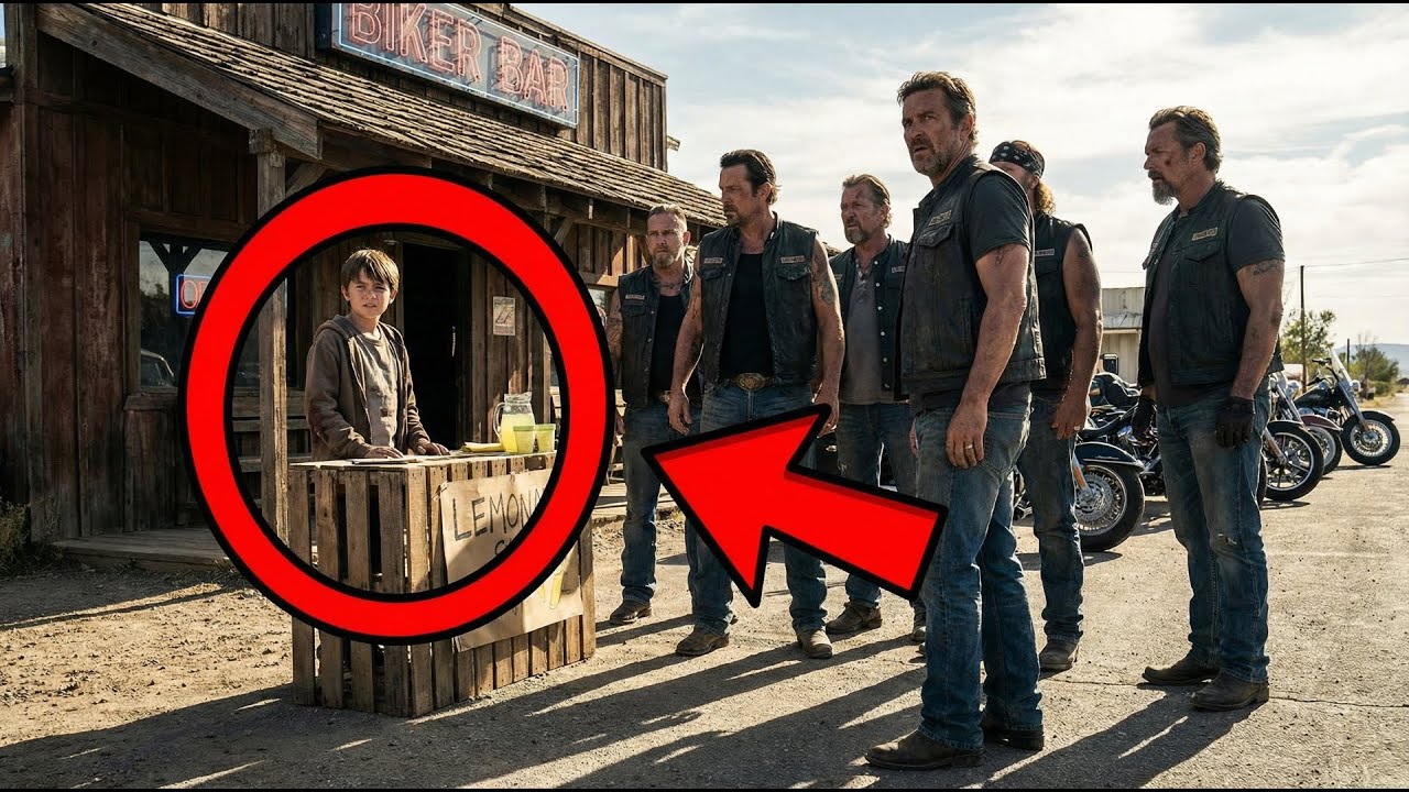 Hilf meiner Schwester stand auf dem Schild und plötzlich sperrten 300 Biker die Stadt