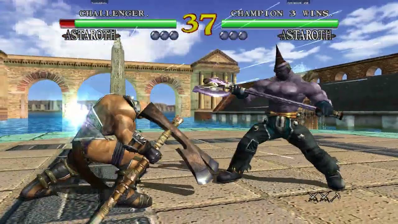 Soul Calibur GuidoMista vs EVILWAVE JOE 4K 60FPS
