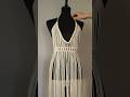 Makramee Kleid lang 👗 Summer long dress 👗 макраме платье Vestido makrome elbise 예쁜 드레스 マクラメドレス