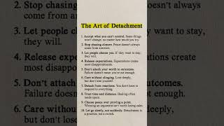 The Art Of Emotional Detachment | How To Detach People With People