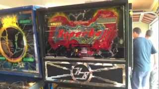 1981 Williams HYPERBALL Arcade Pinball Machine In Action