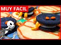 ✅ Receta de HALLOWEEN 🎃🕷️  GALLETAS GLASEADAS - Receta dulce facil y rapida - te explico paso a paso