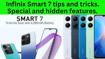 Infinix Smart 7 tips and tricks. Special and hidden features