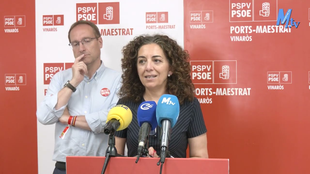 Maestrat Tv - Vinaròs - Roda de Premsa del PSPV-PSOE Ports-Maestrat