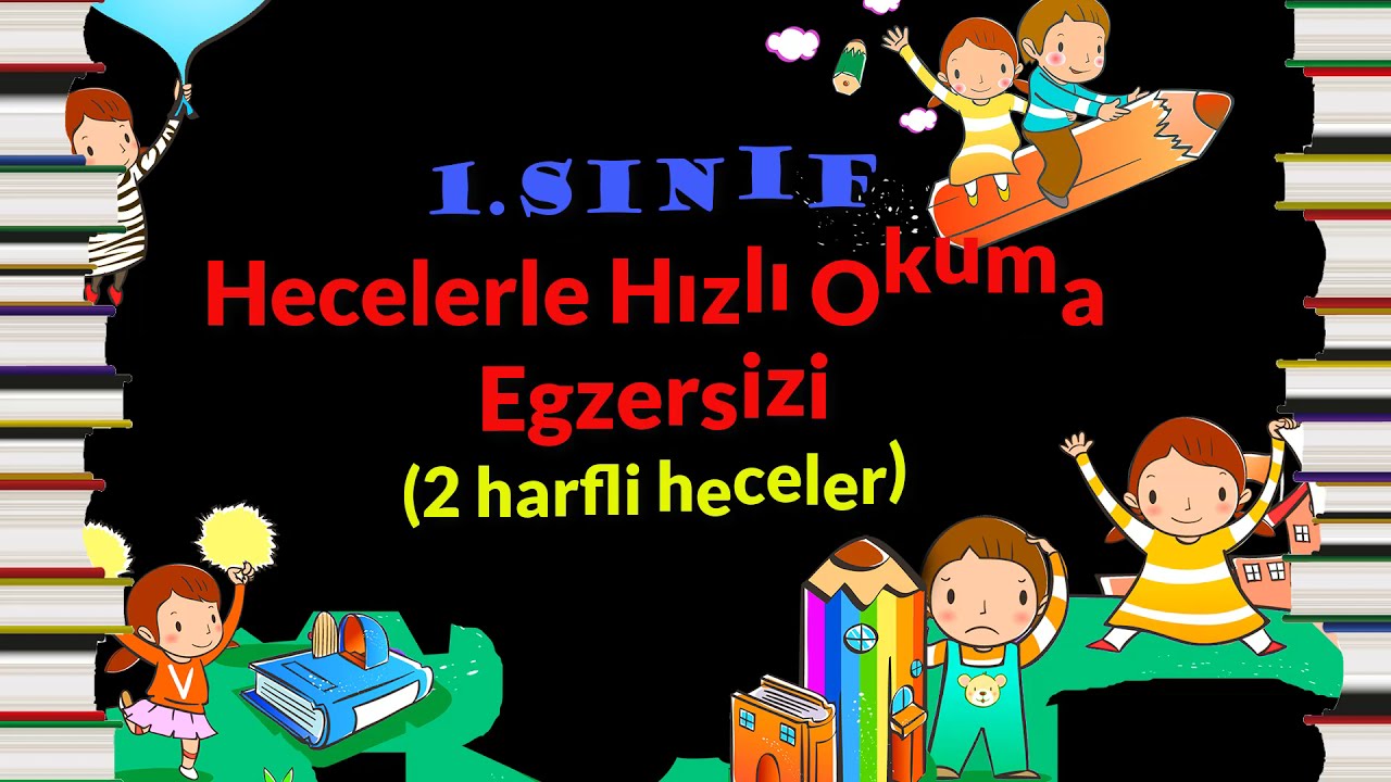 1.Sınıf Hecelerle Hızlı Okuma Egzersizi -1 I 2 Harfli Heceler I Okumayı