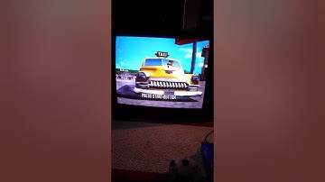 Crazy Taxi (Sega Dreamcast) 480p via VGA - PROSCAN PS36800HR Multiscan CRT TV footage