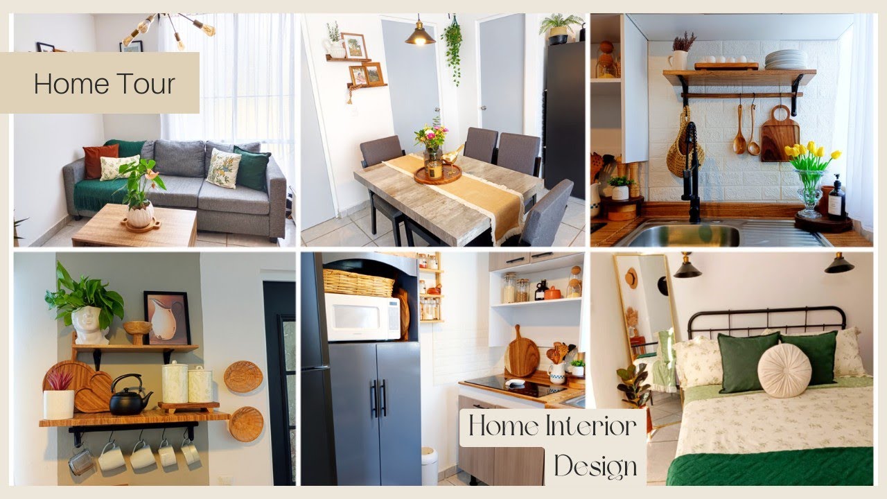TOUR preciosa casa pequeña de Infonavit🏠 Bienvenidos a mi hogar❤️Decoración Cálida con plantas✅Home