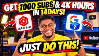 GOOD NEWS‼- Get 1,000 Subscribers & 4,000 Hours in 14 Days (Works) Guide