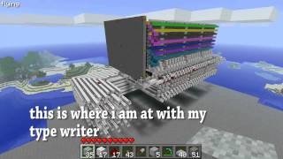Minecraft 14 segment display and type writer preview