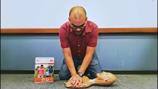 Hands-only CPR presented by the American Heart Association - English