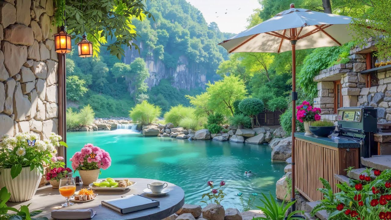 Morning Garden Bliss & Happy Jazz Instrumental 🌿 Relaxing Jazz Music for Uplifting Your Moods