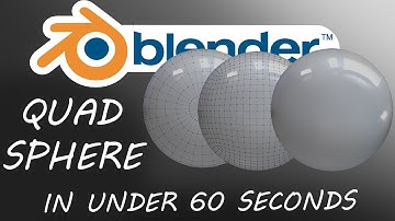 Blender 3.1.0 - How to create a Quad Sphere - Under 60 seconds